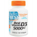 Doctor's Best Best Vitamin D-3 5000 IU 360 Softgels
