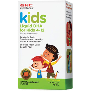 GNC milestones® Kids Liquid DHA 75 мл
