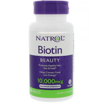 Natrol Biotin 10.000 mcg Maximum Strength 100 таблеток