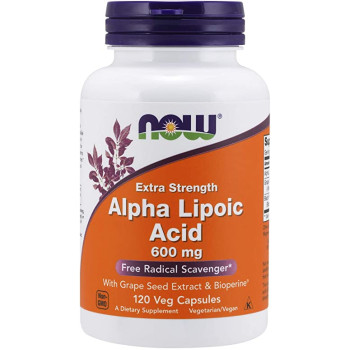 NOW Alpha Lipoic Acid 600 mg 120 капсул