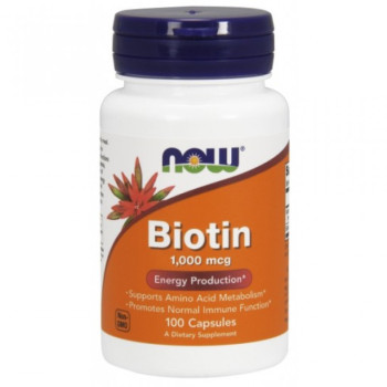 NOW Biotin 5000 mcg 60 капсул (НАВ Биотин)