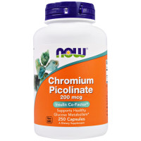 Now Chromium Picolinate 200 mcg 250 капсул