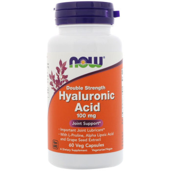 Now Hyaluronic Acid 100 mg 60 капсул