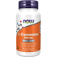 Now L-Carnosine 500 mg 50 капсул - Противо-возрастной антиоксидант