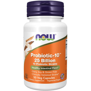Now Probiotic-10-25 Billion 50 капсул (пробиотик)