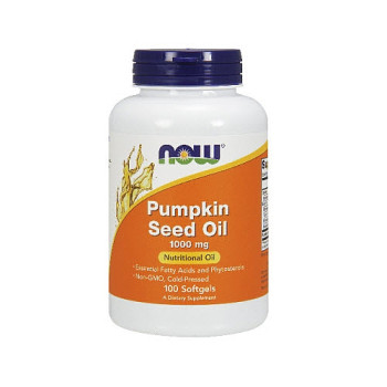 Now Pumpkin Seed Oil 1000 mg 100 капсул (Масло из тыквенных семян)