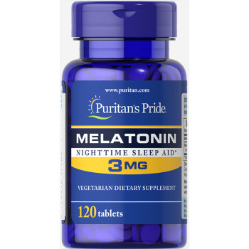 Puritan's Pride Melatonin 3 mg 120 таблеток