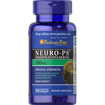 Puritan's Pride Neuro-PS (Фосфатидилсерин) 100 mg 60 Softgels