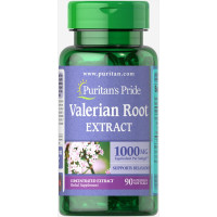 Puritan's Pride Valerian Root 1000 mg 90 капсул (Валериана)