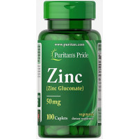 Puritan's Pride Zinc Gluconate 50 mg 100 таблеток (Цинк глюконат)