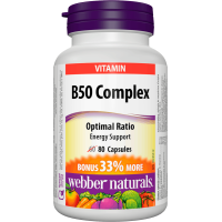 Webber Naturals B-50 Complex 80 капсул