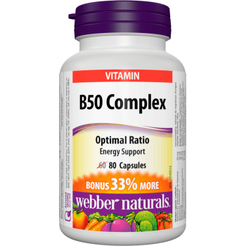 Webber Naturals B50 Complex 80 капсул