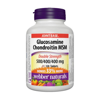 Webber Naturals Glucosamine Chondroitin MSM 120 таблеток