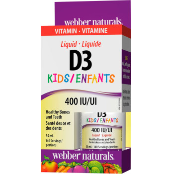 Webber Naturals Vitamin D3 400 IU Kids 35 мл