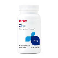 GNC Zinc 30 mg 100 таблеток (Цинк глюконат)