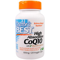 Doctor's Best High Absorption CoQ10 with BioPerine 100 mg 120 капсул