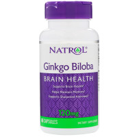 Natrol Ginkgo Biloba 120 mg 60 капсул