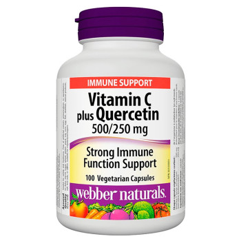 Webber Naturals Vitamin C+ Quercetin 500/250 mg 100 капсул