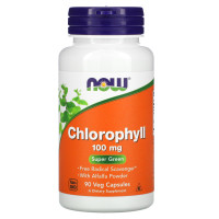 NOW Chlorophyll 100 mg 90 капсул (Хлорофилл)
