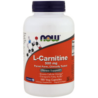 Now L-Carnitine 500 mg 180 капсул