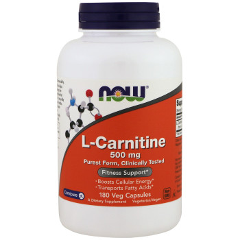Now Foods L-Carnitine 500 mg 180 капсул