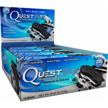 Quest Nutrition Questbar 12 шт x 60 грамм (печенье-крем)