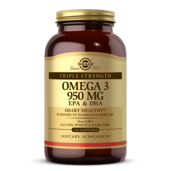 Solgar Omega-3 Triple Strength 950 mg 50 Softgels